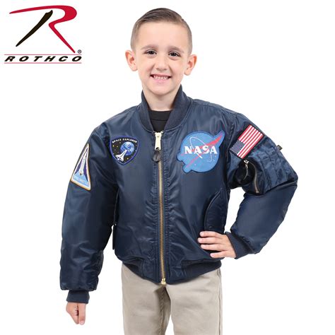 nasa flight jacket replica for kids|nasa flight jacket flying.